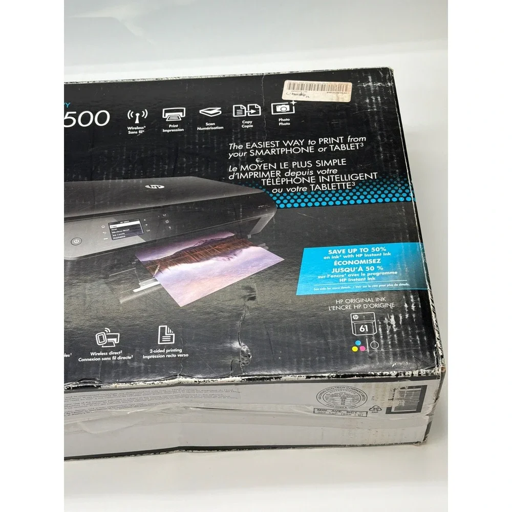 HP ENVY 4500 All-in-One Wireless Printer‎ Scanner Copier Photo Mint condition